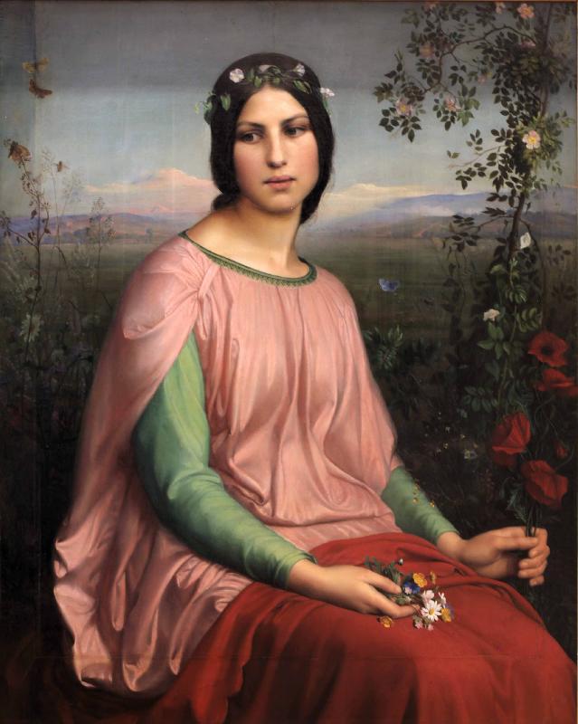 Louis Janmot Flower of the Fields oil painting image